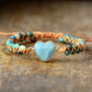 Spiritual Amazonite Heart Bracelet