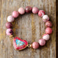 Spiritual Pink Passion Heart Bracelet