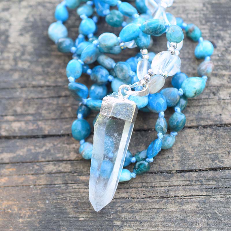 Spiritual Apatite Quartz Necklace