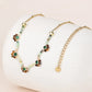 Creative Design Flower Tiger Eye Necklace