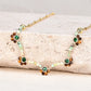 Creative Design Flower Tiger Eye Necklace