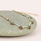 Creative Design Flower Tiger Eye Necklace