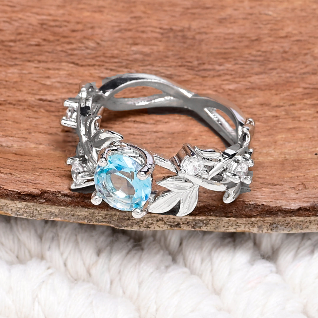 Queen of Flowers Rhinestone Ring