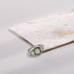 Green Opal Garnet Silver Ring