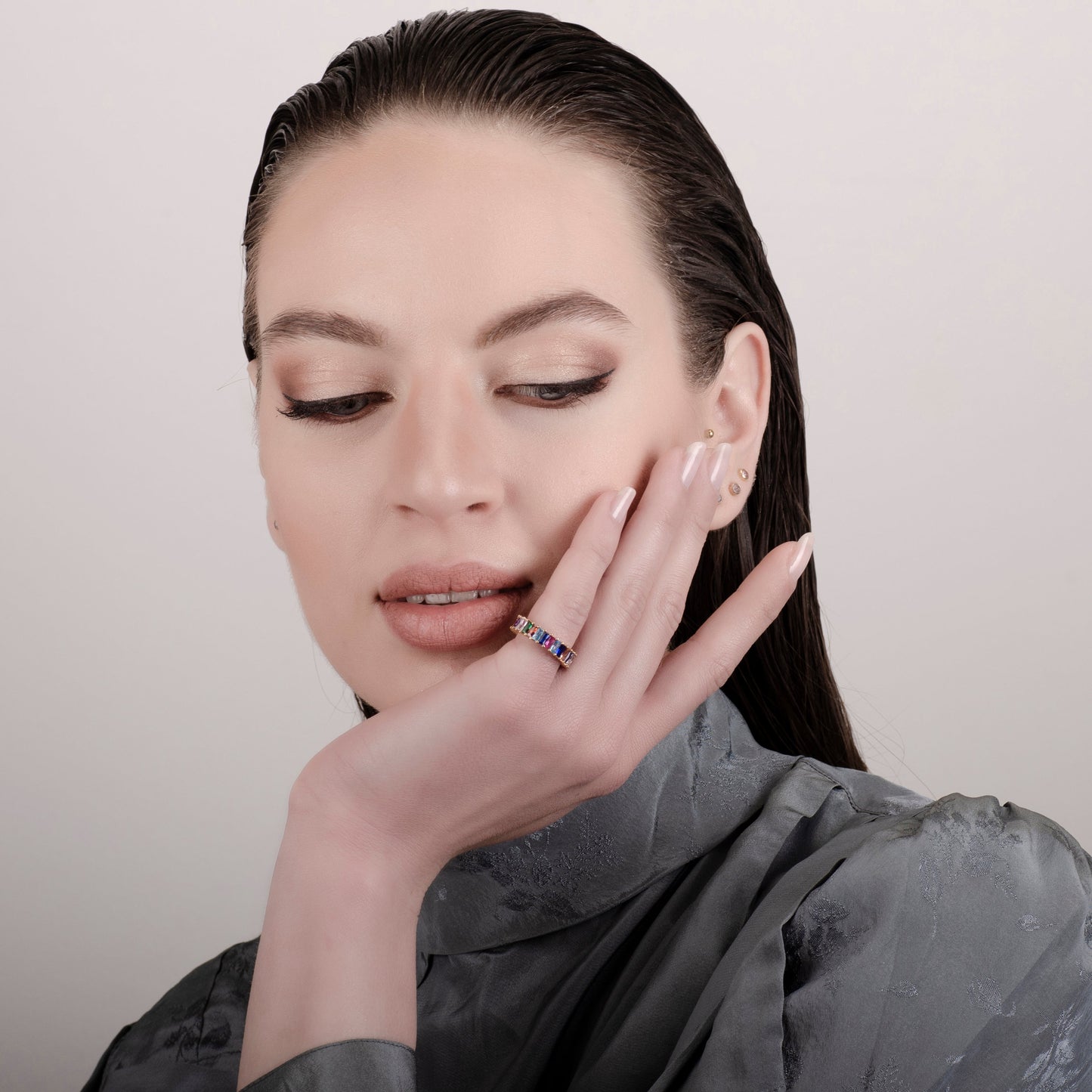 Helen Chakra 24K Goldring