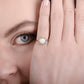 Starlight White Opal 24K Gold Ring