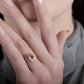 Lena Citrin 24K Goldring