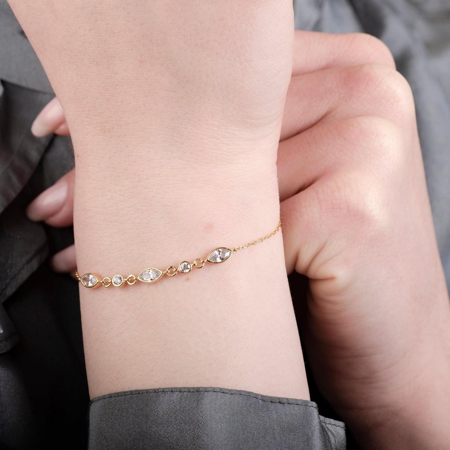 Vivian Klarquarz 24K Gold Armband