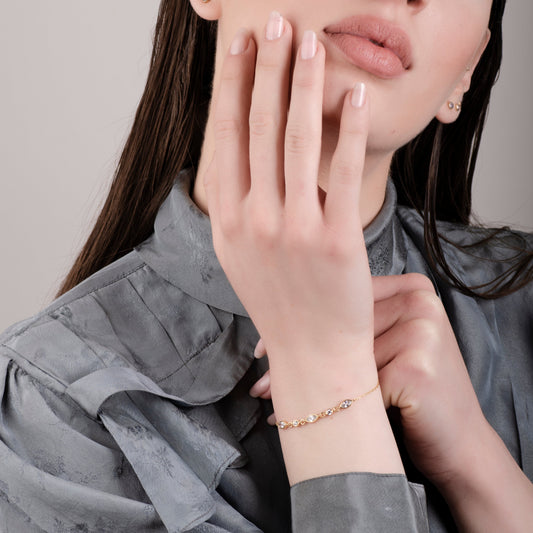Vivian Klarquarz 24K Gold Armband