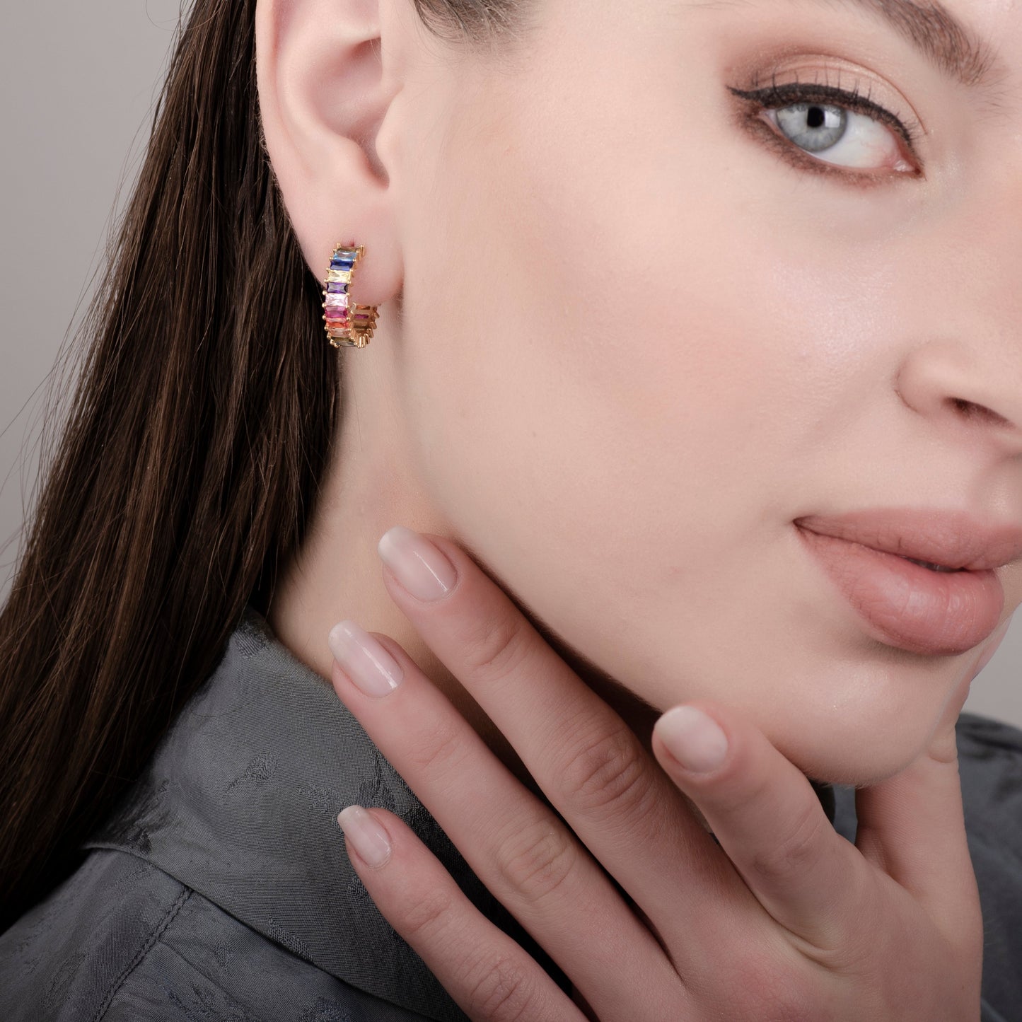 Helen Chakra 24K Gold Earrings