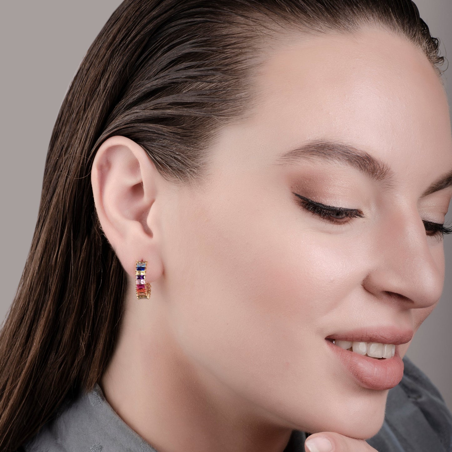 Helen Chakra 24K Gold Earrings