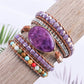 Purple Jade Protection Bracelet