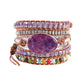 Purple Jade Protection Bracelet