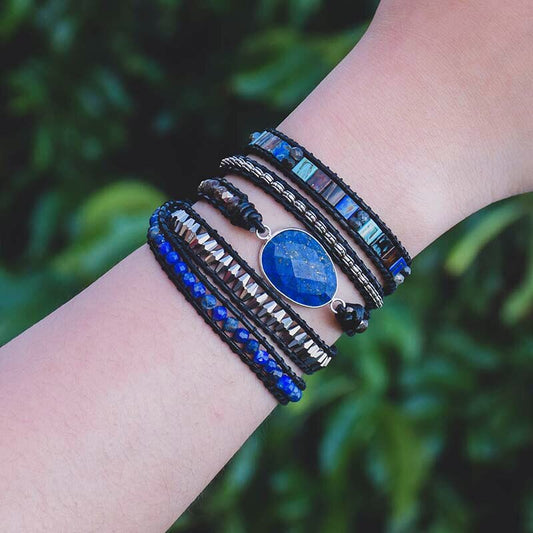 Luminous Lapis Protection Bracelet