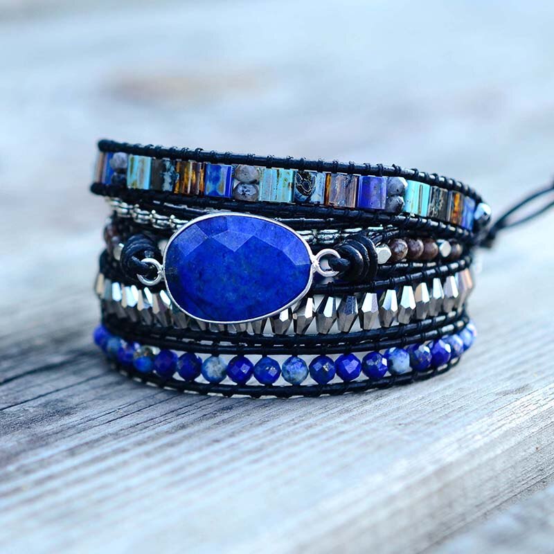 Luminous Lapis Protection Bracelet