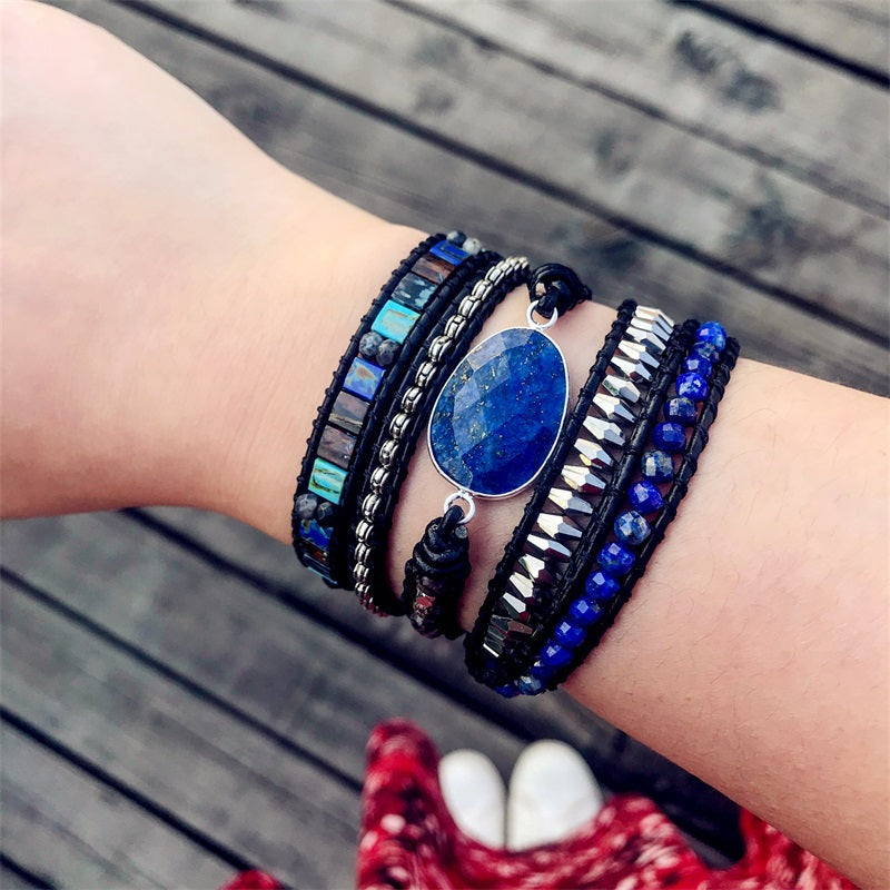 Luminous Lapis Protection Bracelet