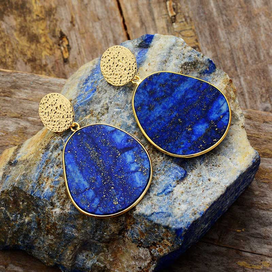 Spiritual Lapis Lazuli Earrings