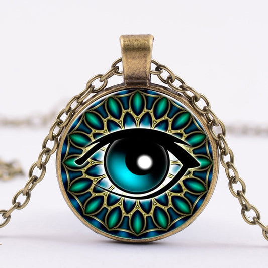 Egyptian Gods Power Mandala Necklace