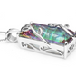 Regenbogen-Amethyst-Sterlingsilber-Halskette 