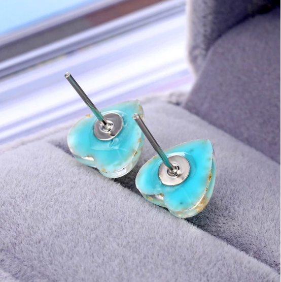 Sparkling Heart Earrings