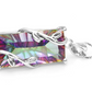 Regenbogen-Amethyst-Sterlingsilber-Halskette 