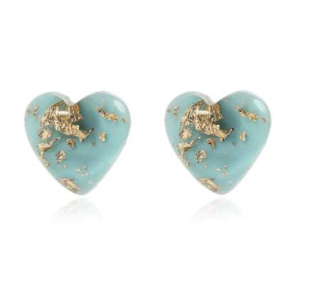 Sparkling Heart Earrings