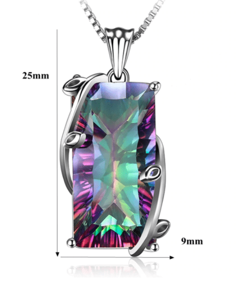 Beeindruckendes Regenbogen-Sterlingsilber-Paket 
