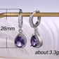 Spiritual Amethyst Drop Earrings