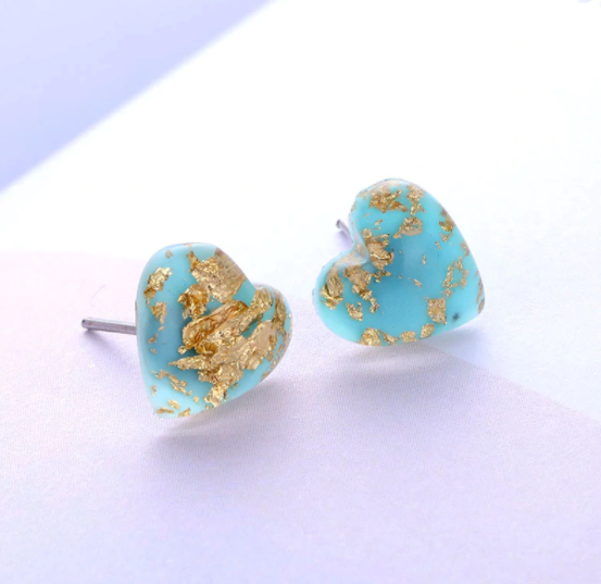 Sparkling Heart Earrings