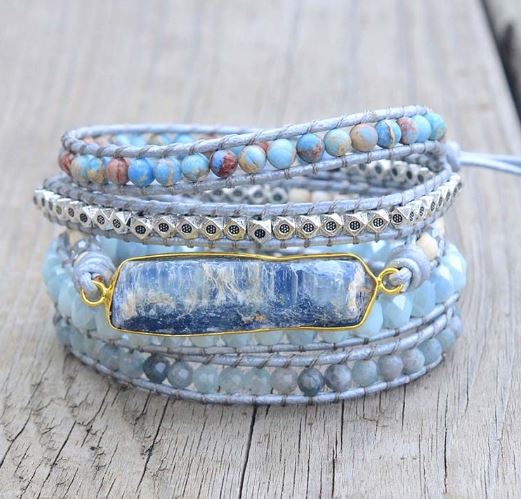 Spirit Blue Chakra Topaz Bracelet