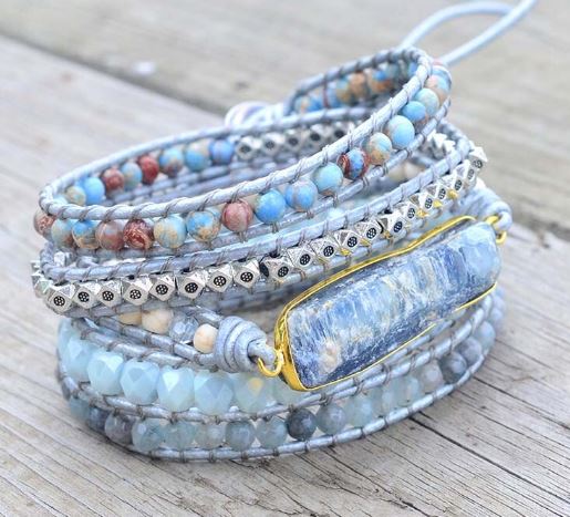 Spirit Blue Chakra Topaz Bracelet