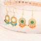 Elegant Bohemian Jade Earrings