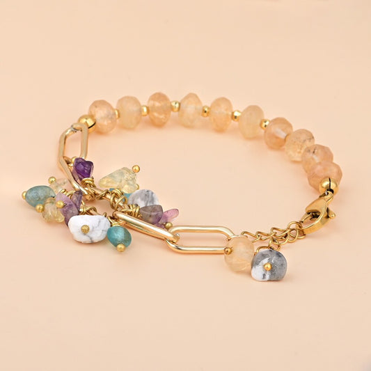 Elegant Design Citrine Bracelet