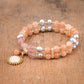 Elegant Strawberry Jade Bracelet