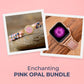 Bezauberndes rosa Opal-Paket 