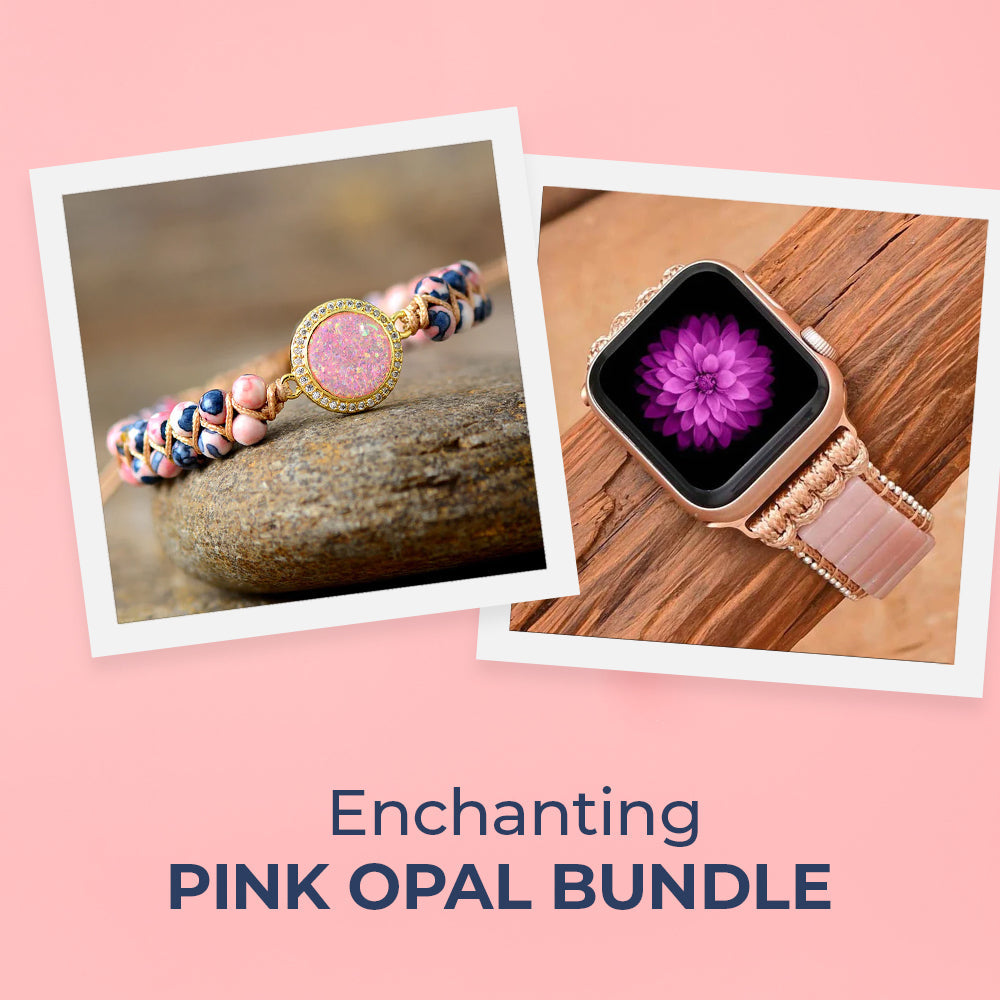 Bezauberndes rosa Opal-Paket 