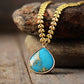 Ocean Jasper Drop Necklace
