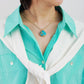 Ocean Jasper Drop Necklace