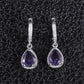 Spiritual Amethyst Drop Earrings