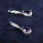 Spiritual Amethyst Drop Earrings