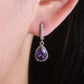 Spiritual Amethyst Drop Earrings