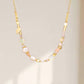 Elegante Boho Perlenkette