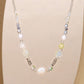 Elegante Boho Perlenkette