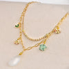 Boho Elegant White Quartz Necklace