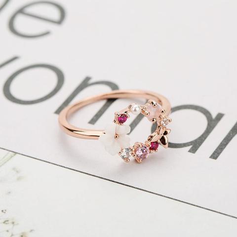 Spring Joy Rose Quartz Ring