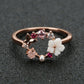 Spring Joy Rose Quartz Ring