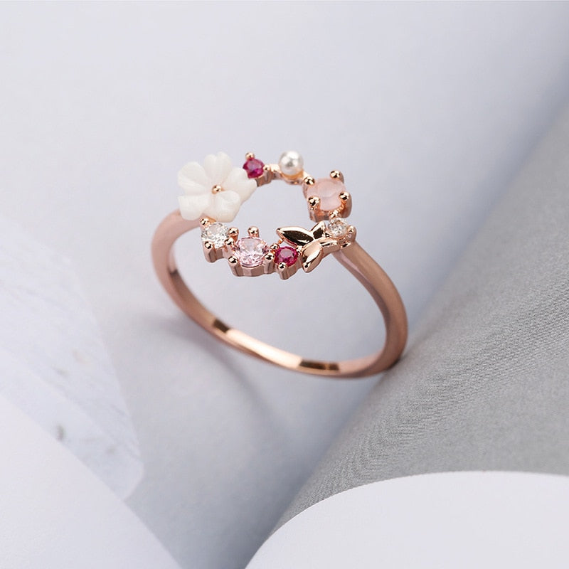 Spring Joy Rose Quartz Ring