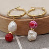 Asymmetric Pearl Earrings