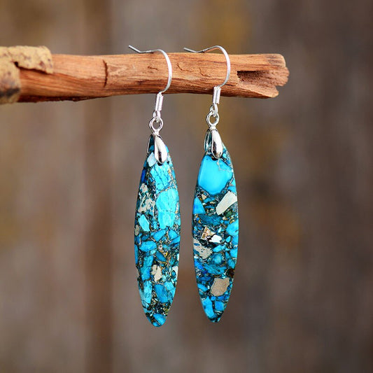Gorgeous Ocean Jasper Earrings