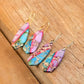 Pennyroyal Emperor Stone Deltoid Earrings